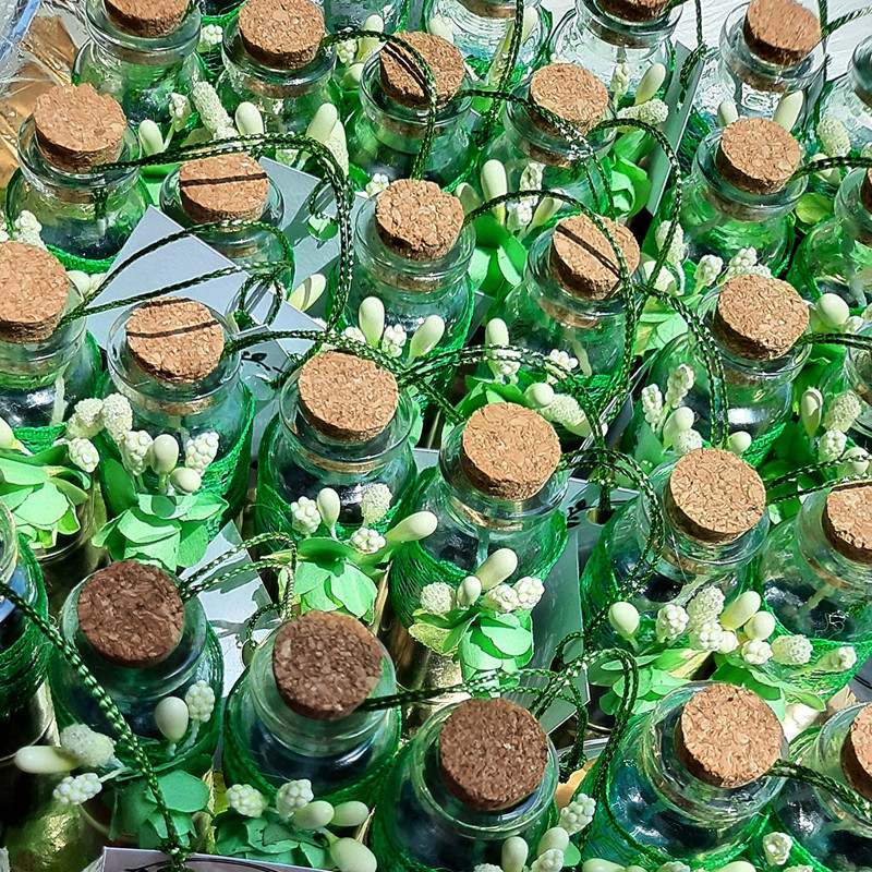 شمع مدل بطری طرح گیفت بسته 10 عددی