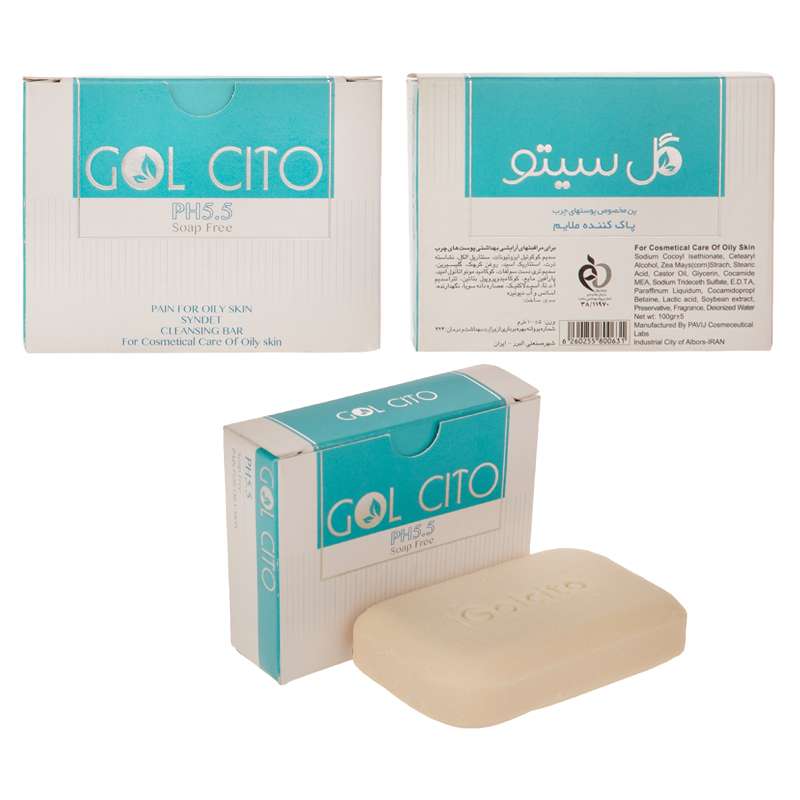 پن شستشو گل سیتو مدل درماتولوژیک وزن 100 گرم مجموعه 3 عددی
