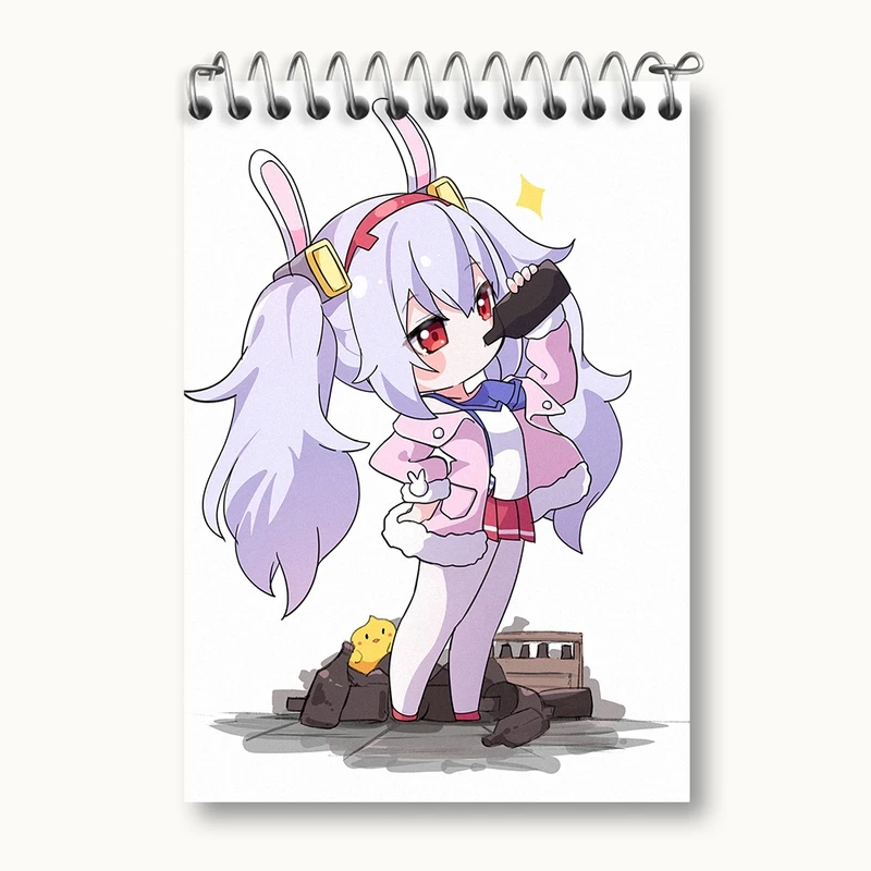 دفتر یادداشت 50 برگ خندالو مدل بازی آزور لین (Azur Lane) کد 34246