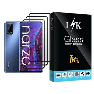 LKG LK Glass MIX003 Screen Protector For Realme Narzo 30 Pro 5G Pack Of 3