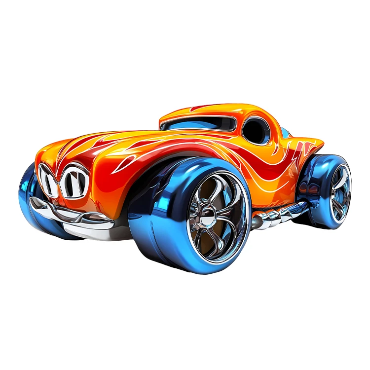 استیکر پارچه و لباس پاد آفرین مدل ماشین اسپرت کد S5540