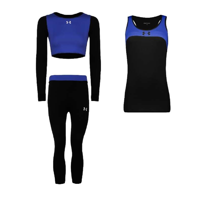 ست 3 تکه لباس ورزشی زنانه مدل 61-3601