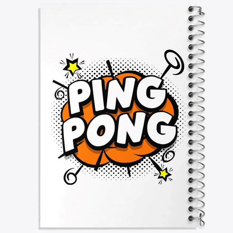 دفتر نقاشی 50 برگ خندالو مدل پینگ پنگ Ping Pong کد 27994