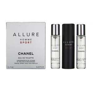 عطر جیبی شانل مدل ALLURE hpmme sport  حجم 15 میلی لیتر بسته 3 عددی