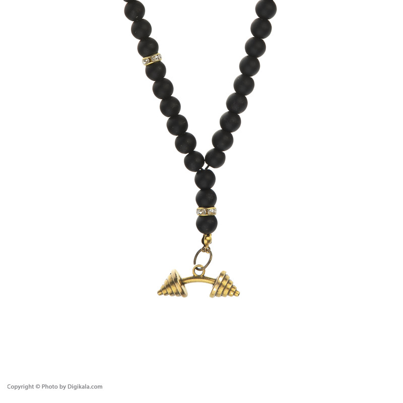 گردنبند مردانه طرح وزنه کد e6970