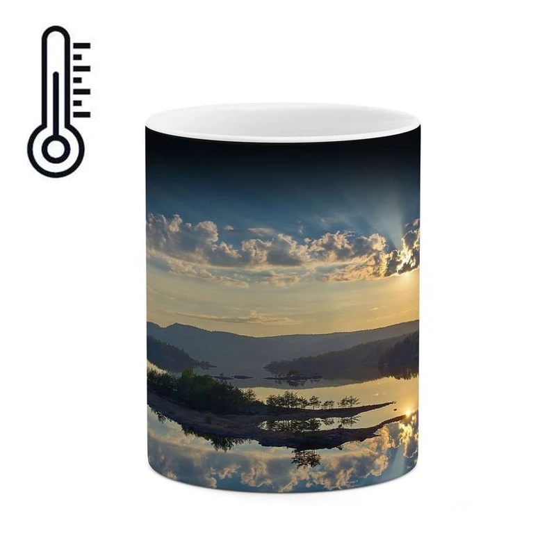 ماگ حرارتی کاکتی مدل منظره کد mgh17811