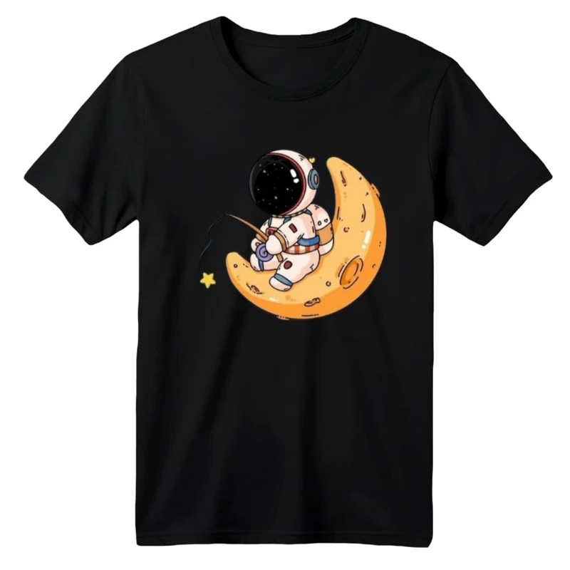 تی شرت آستین کوتاه بچگانه مدل فضانورد کد ۲۱