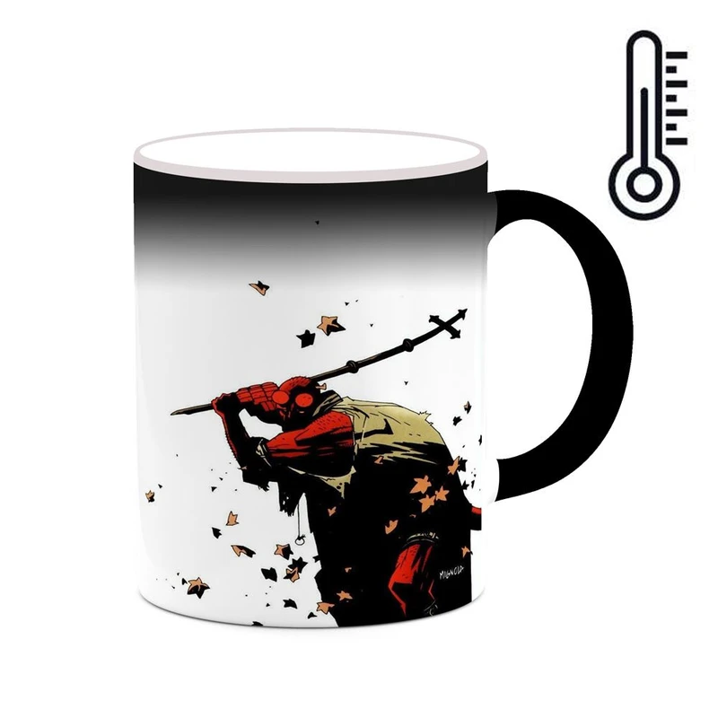 ماگ حرارتی کاکتی مدل پسر جهنمی Hellboy کد mgh38961