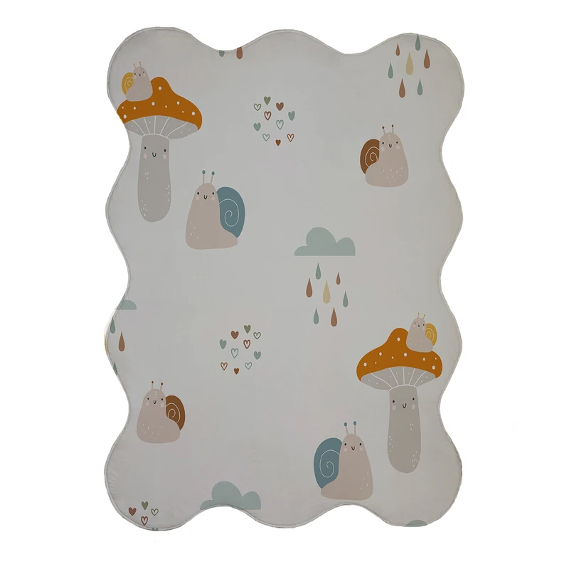 پادری مدل دالبر طرح حلزون کد 9400 سایز 80x110 سانتی متر 