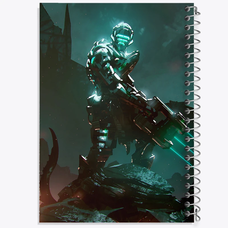 دفتر مشق 100 برگ خندالو طرح بازی دد اسپیس (Dead Space) کد 34983