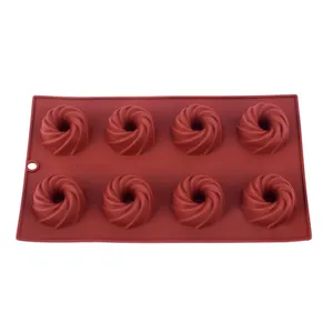 قالب دسر مدل پیچ شیفون 8 خانه super mart