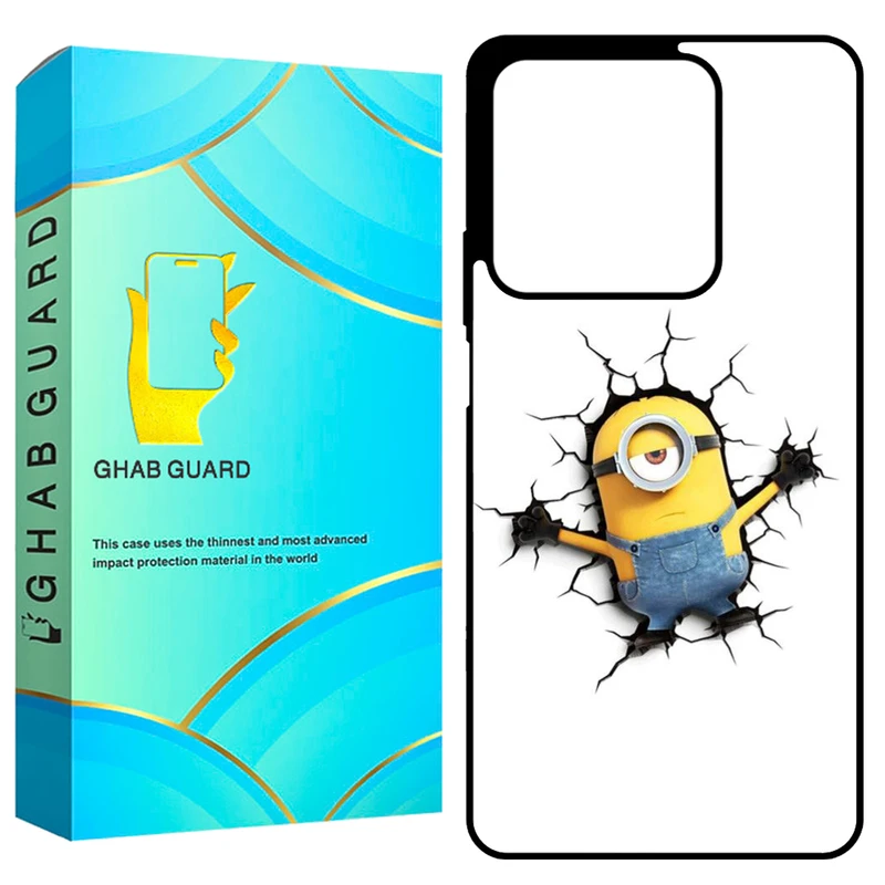 کاور قاب گارد طرح مینیون مدل GCHPN134 مناسب برای گوشی موبایل شیائومی Redmi Note 13 4G