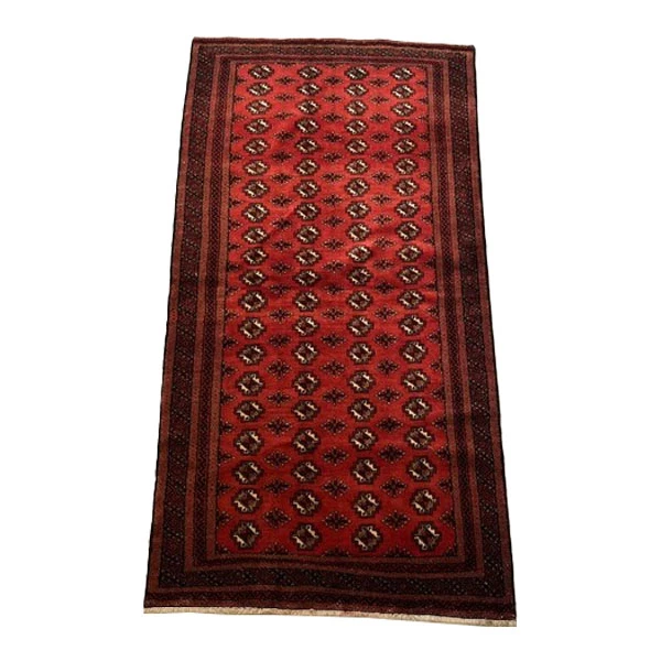 فرش دستبافت سه متری مدل بلوچ کد Nkpa.ha.f32 زمینه قرمز