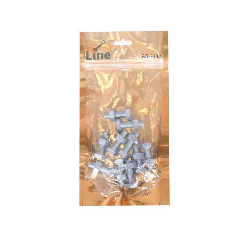 پیچ و مهره لاین مدل AB-3347 بسته 20 عددی