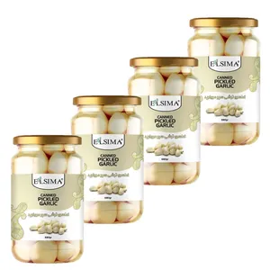 ترشی سیر مروارید السیما - 680 گرم بسته 4 عددی