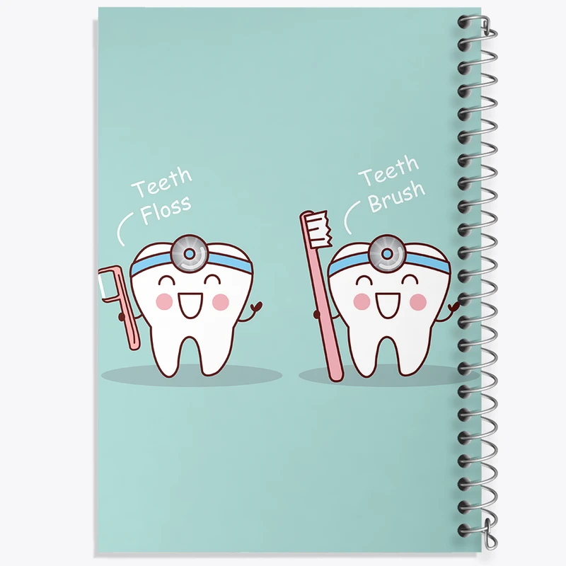 دفتر نت موسیقی 50 برگ خندالو مدل دندان و دندان پزشکی کودکانه کد 36771