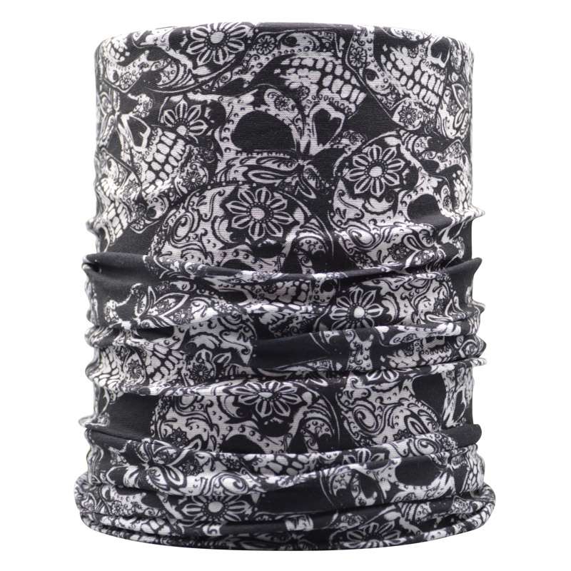 دستمال سر و گردن مدل اسکلتی Laught