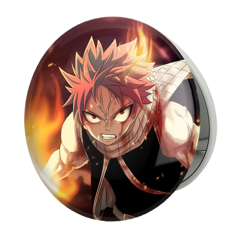 آینه جیبی خندالو طرح ناتسو انیمه فری تیل Fairy Tail مدل تاشو کد 16478 