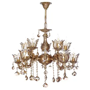 لوستر چشمه نور 12 شعله کد 8+C2531/4