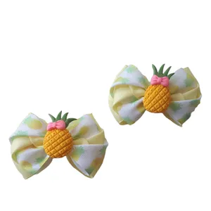 کش مو دخترانه مدل آناناسی بسته دو عددی