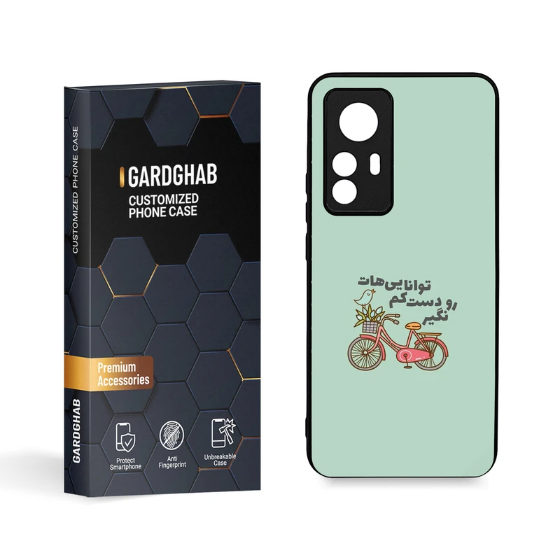 کاور گارد قاب مدل تکست مناسب برای گوشی موبایل شیائومی Mi 12 T