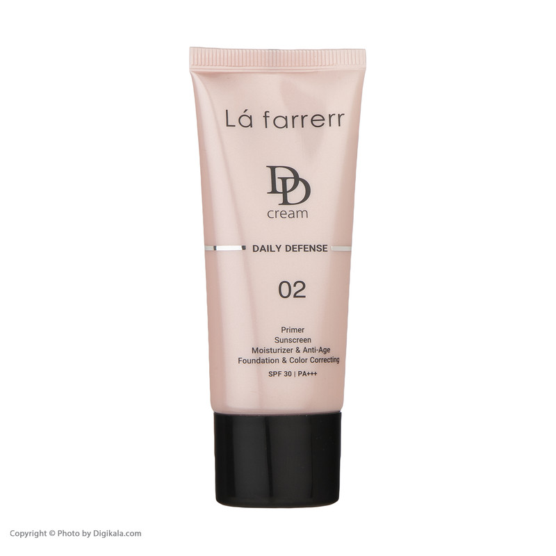 دی دی کرم رنگی لافارر مدل SPF 30 02 مناسب انواع پوست حجم 33 میلی لیتر