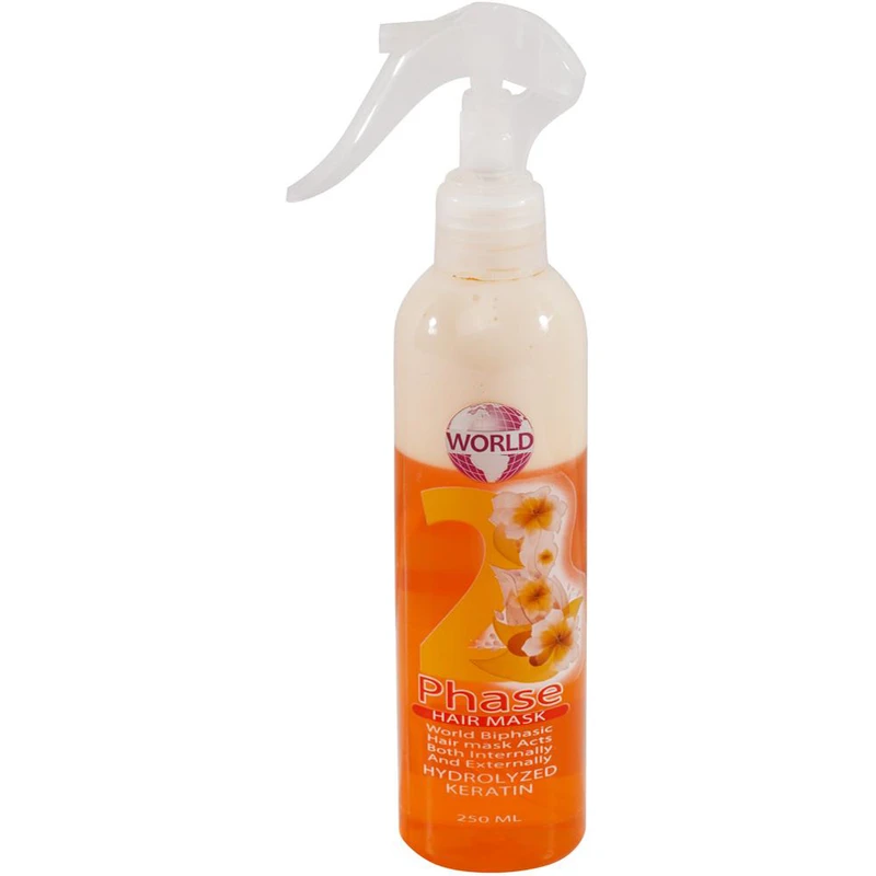 عکس شماره 2 : اسپری مو دو فاز ورد کالر مدل کراتین حجم 250 میلی لیتر