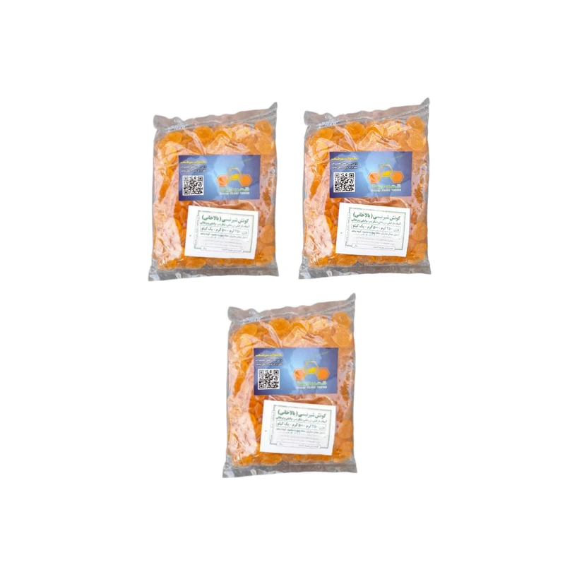   شیرینی پولکی  پرتغالی اردبیل شهر طبیعت  - 250 گرم مجموعه 3 عددی