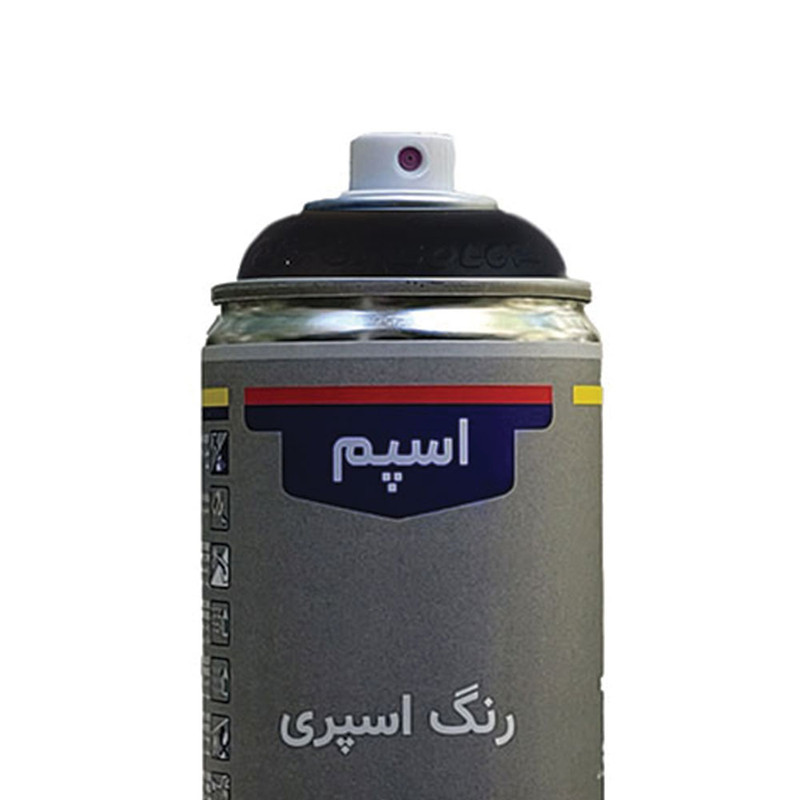 اسپری رنگ مشکی اسپم مدل مات حجم 300 میلی لیتر اسپری رنگ مشکی اسپم مدل مات حجم 300 میلی لیتر
