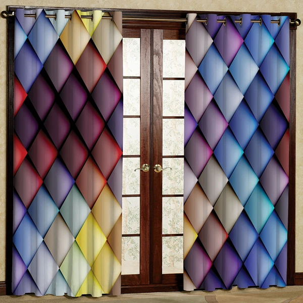 پرده مدل مخمل پانچی کد 6650 سایز 280x140 سانتی متر