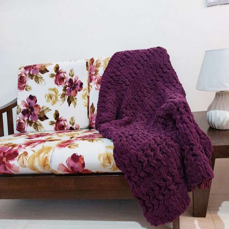 شال مبل مدل آسکي سایز 134x80 سانتی متر شال مبل مدل آسکي سایز 134x80 سانتی متر