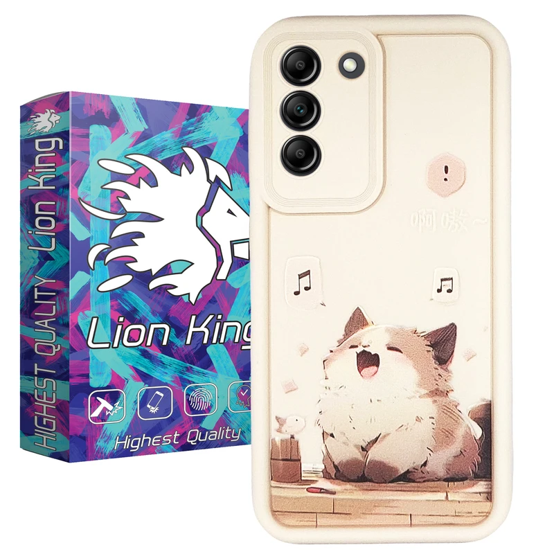 کاور لجندری کینگ طرح  پیشی آوازخوان  مناسب برای گوشی موبایل سامسونگ GALAXY S21 FE