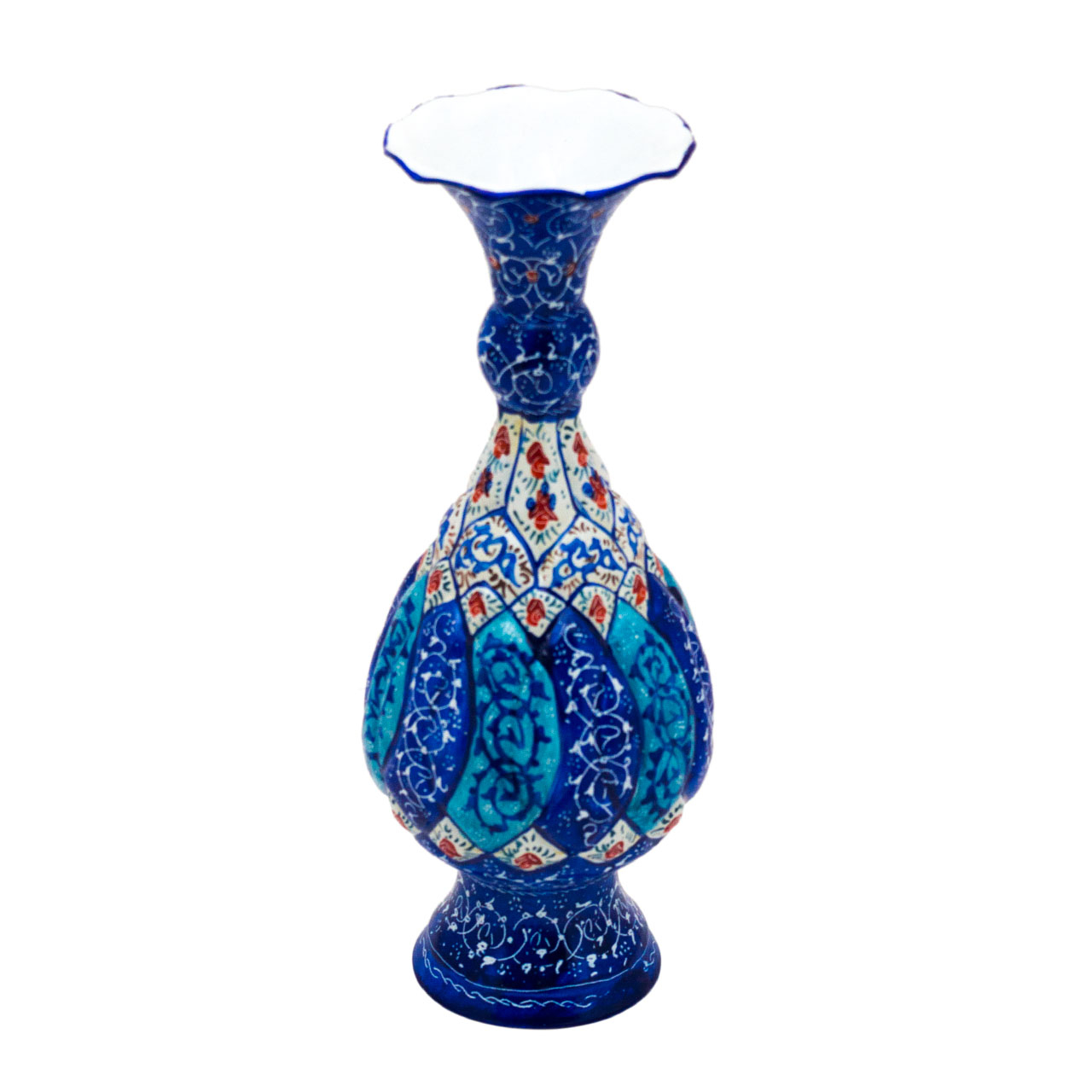 گلدان میناکاری مدل صراحی کد 386-12-102