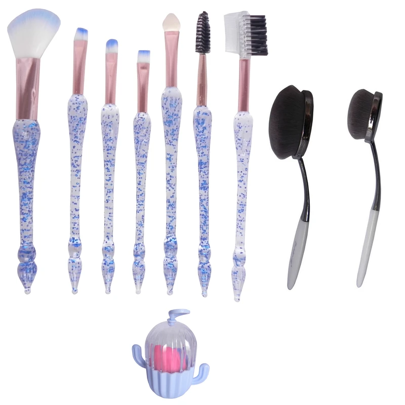 ست براش آرایشی کد 00422 بسته 10 عددی