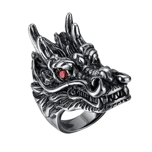 انگشتر طرح اژدها مدل Dragon کد D52
