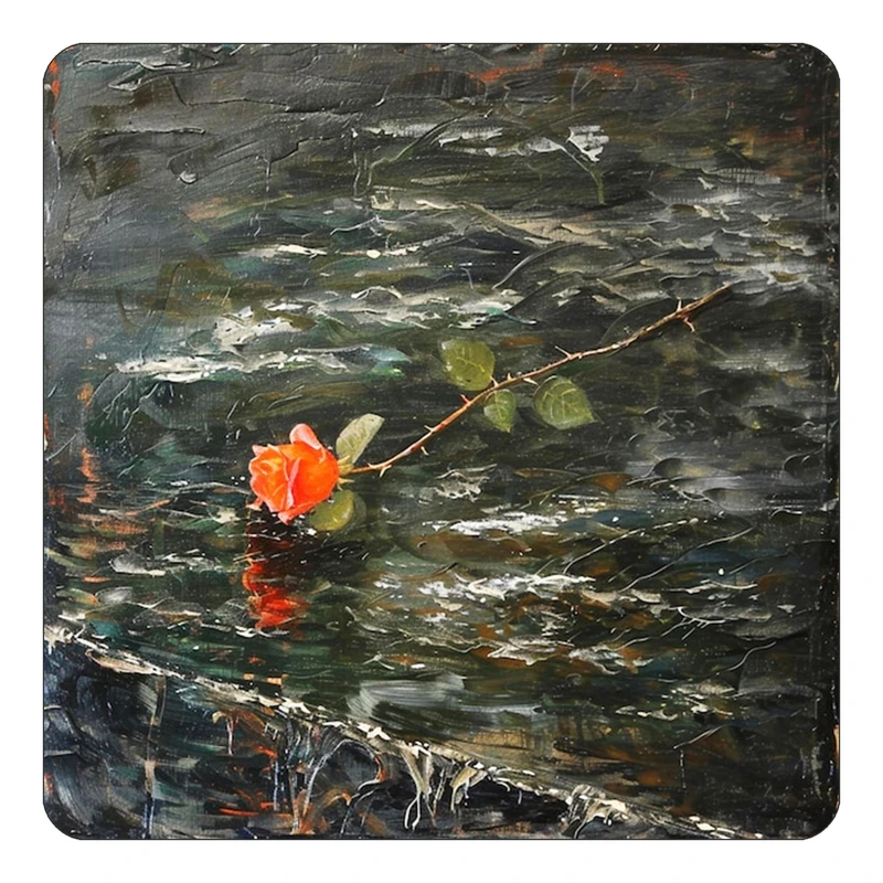 مگنت کاکتی طرح نقاشی رنگ روغن مدل mp69756