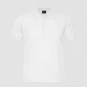 پولوشرت آستین کوتاه مردانه مدل یقه دار رنگ سفید