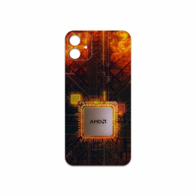 برچسب پوششی ماهوت مدل AMD Brand مناسب برای گوشی موبایل اپل iPhone 11
