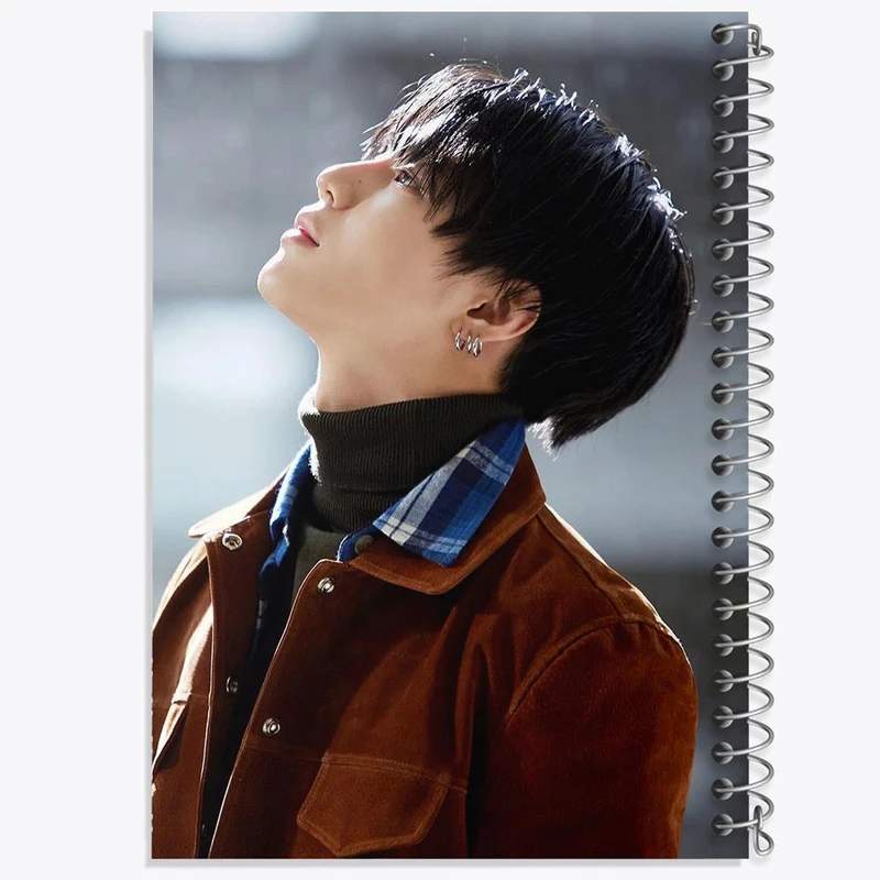 دفتر ژورنال نویسی 50 برگ خندالو مدل نقطه ای طرح تمین گروه شاینی Shinee کد 21318