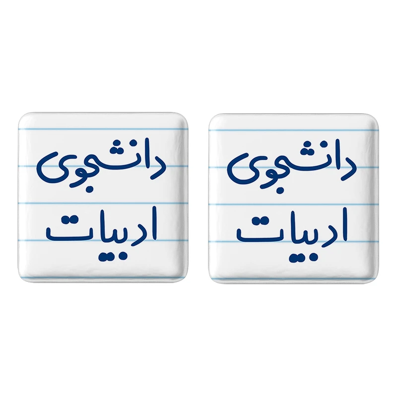 مگنت خندالو مدل دانشجوی ادبیات کد 6617 مجموعه 2 عددی