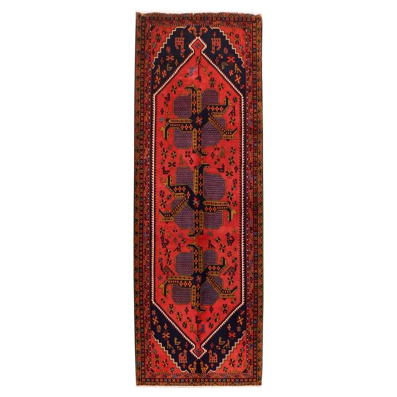 فرش دستباف قدیمی شش و نیم متری سی پرشیا کد 154049