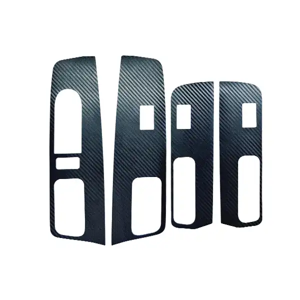 برچسب قاب شیشه بالابر خودرو کد 10790A مناسب برای سمند سورن پلاس مجموعه 4 عددی