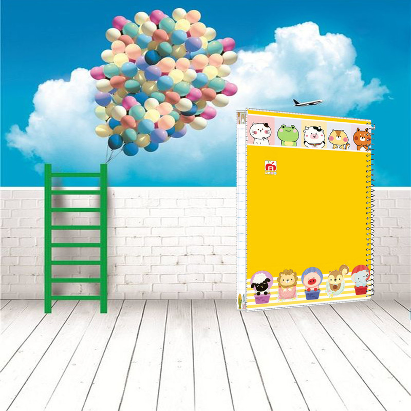 دفتر مشق 40 برگ آلما مدل کارتونی جلد دار طرح جایزه کد 7485