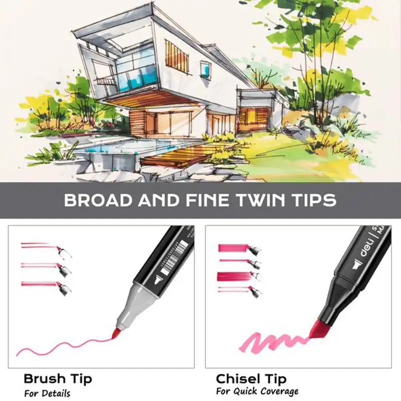 ماژیک راندو دلی مدل Sketch Marker بسته 40 عددی