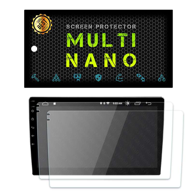 محافظ صفحه نمایش خودرو مولتی نانو مدل X-S2N مناسب برای مانیتور کوییک بسته دو عددی