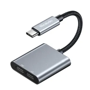 مبدل USB-C به USB-C/USB-C مک دودو مدل Type-C Digital Audio Adapter