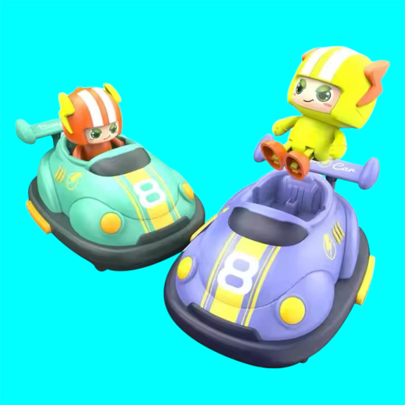 ماشین بازی کنترلی مدل Bumper Car Football Plus بسته دو عددی