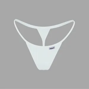 شورت زنانه آفیجیک مدل استرینگ لامبادا تی بک کبریتی رنگ سفید