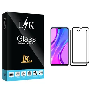 LKG LK Glass Screen Protector For Xiaomi Redmi 9 Pack Of 2