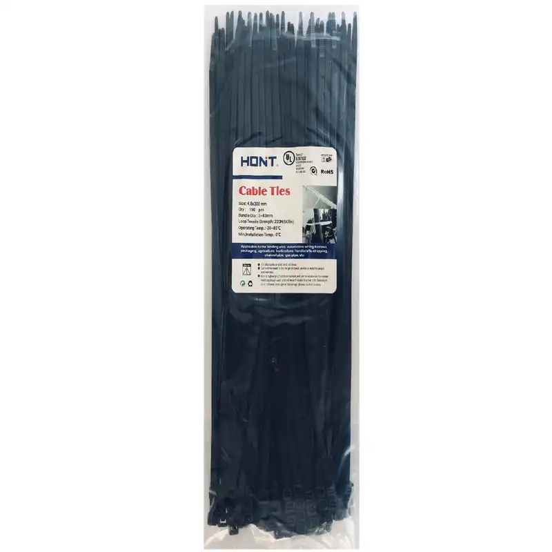 بست کمربندی هونت مدل HT-4.8X300 بسته 100 عددی